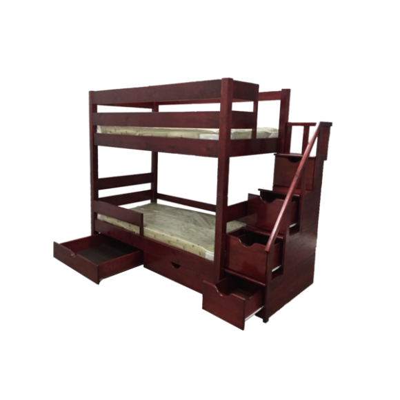 Кровать 2х ярусная Икея с приставной лестницей